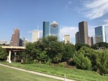 A view from the bike path near Eleanor Tinsley Park. Photo by Glissette Santana.